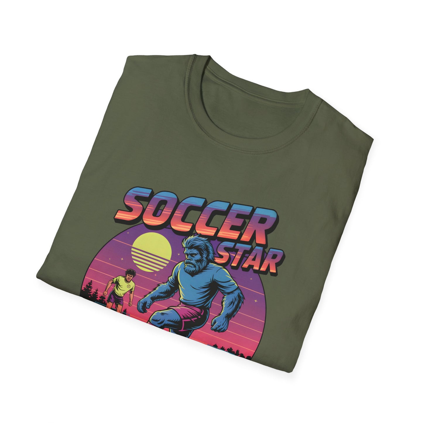 Bigfoot Soccer Star in Training T-Shirt