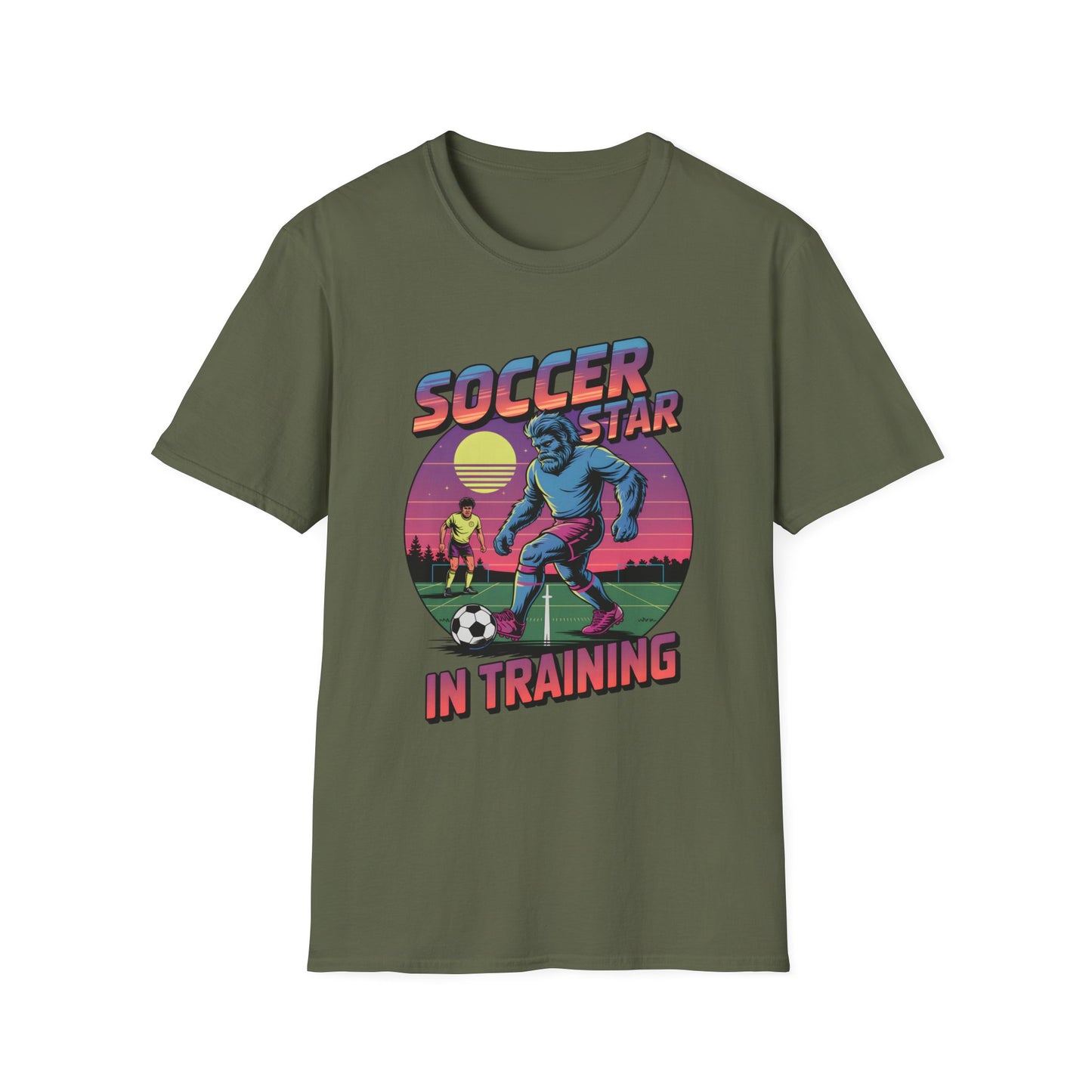 Bigfoot Soccer Star in Training T-Shirt
