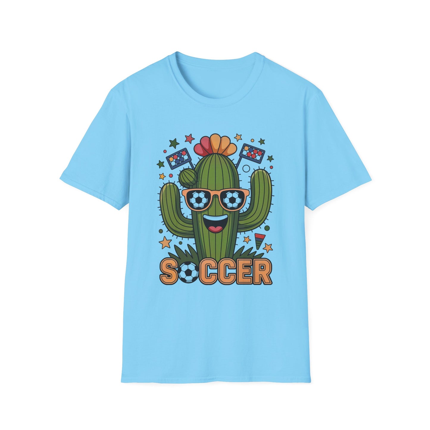 Soccer Cactus Party T-Shirt