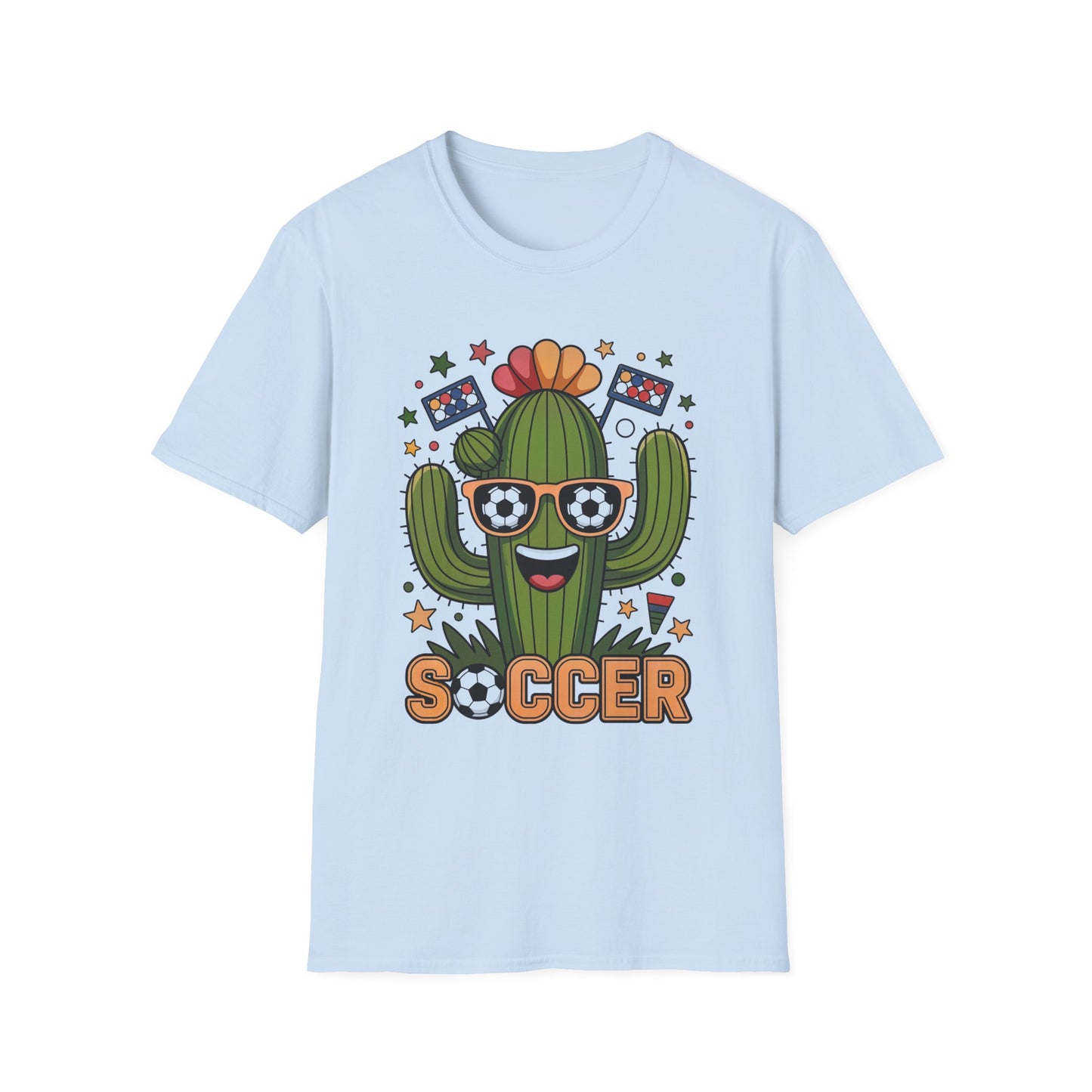 Soccer Cactus Party T-Shirt