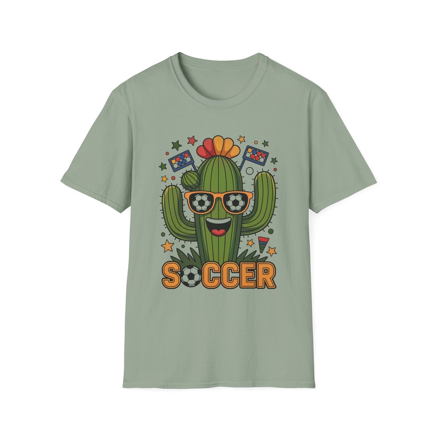 Soccer Cactus Party T-Shirt