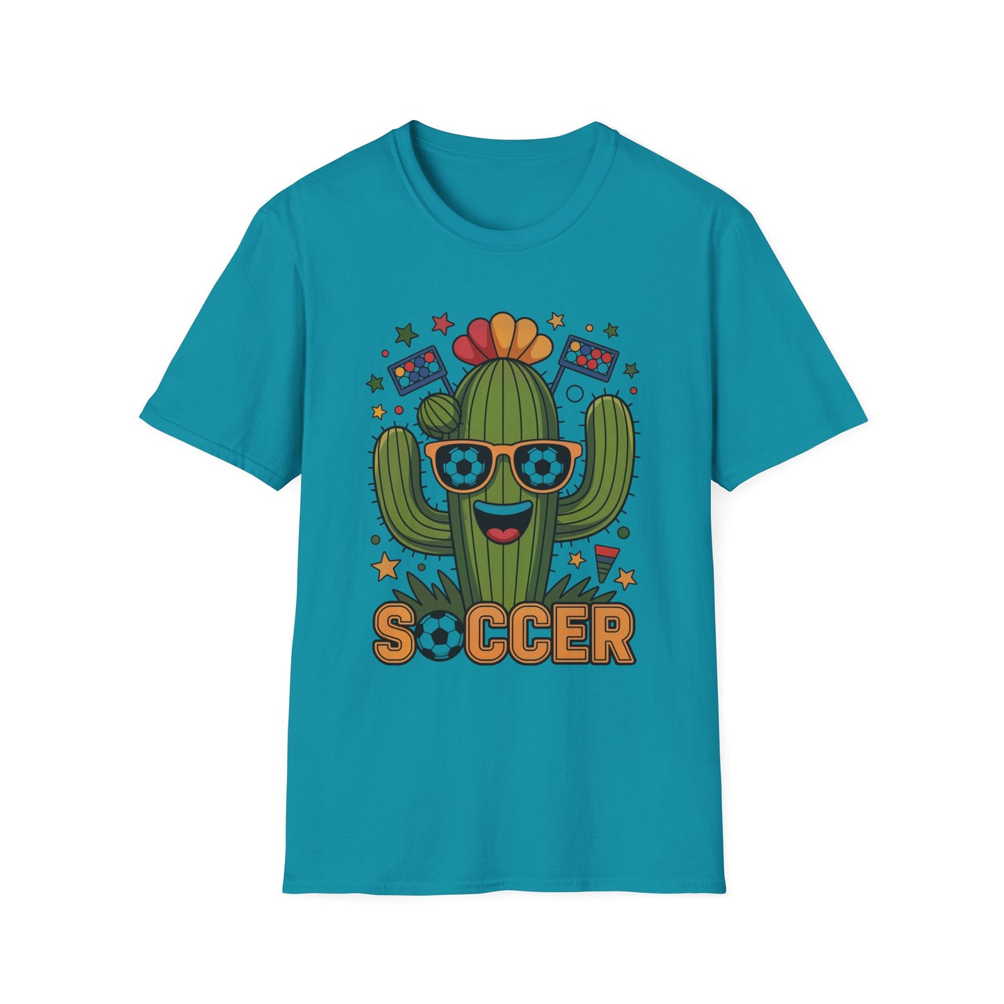 Soccer Cactus Party T-Shirt