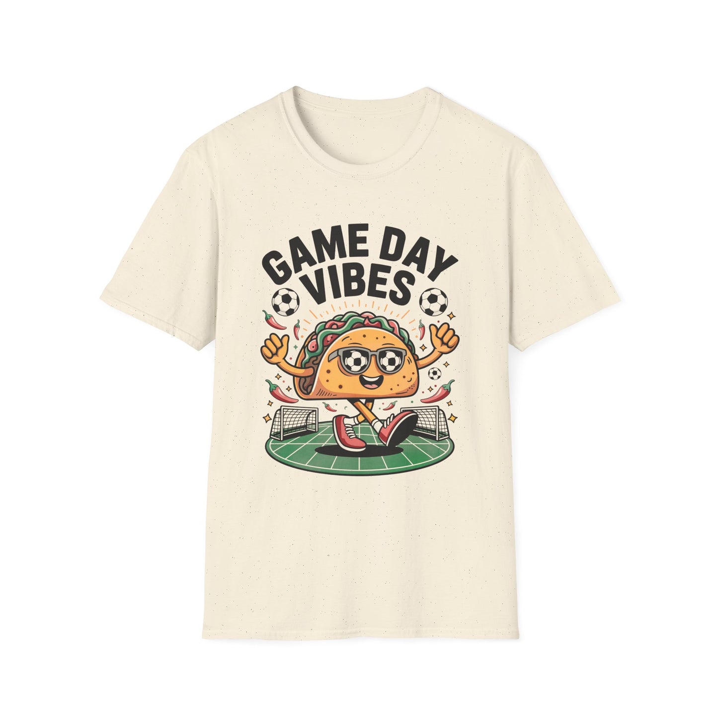 Tacos Game Day Soccer Vibes T-Shirt