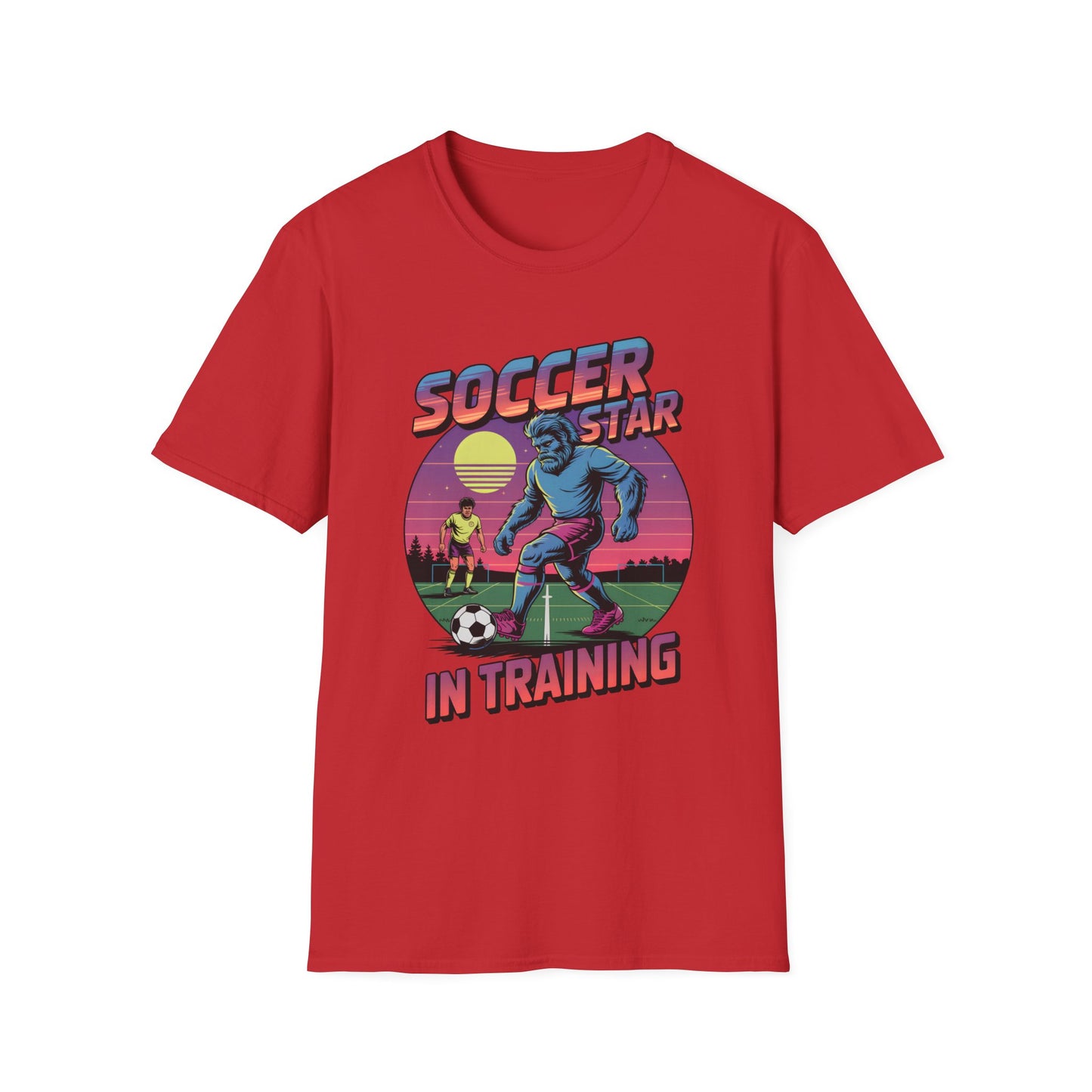 Bigfoot Soccer Star in Training T-Shirt