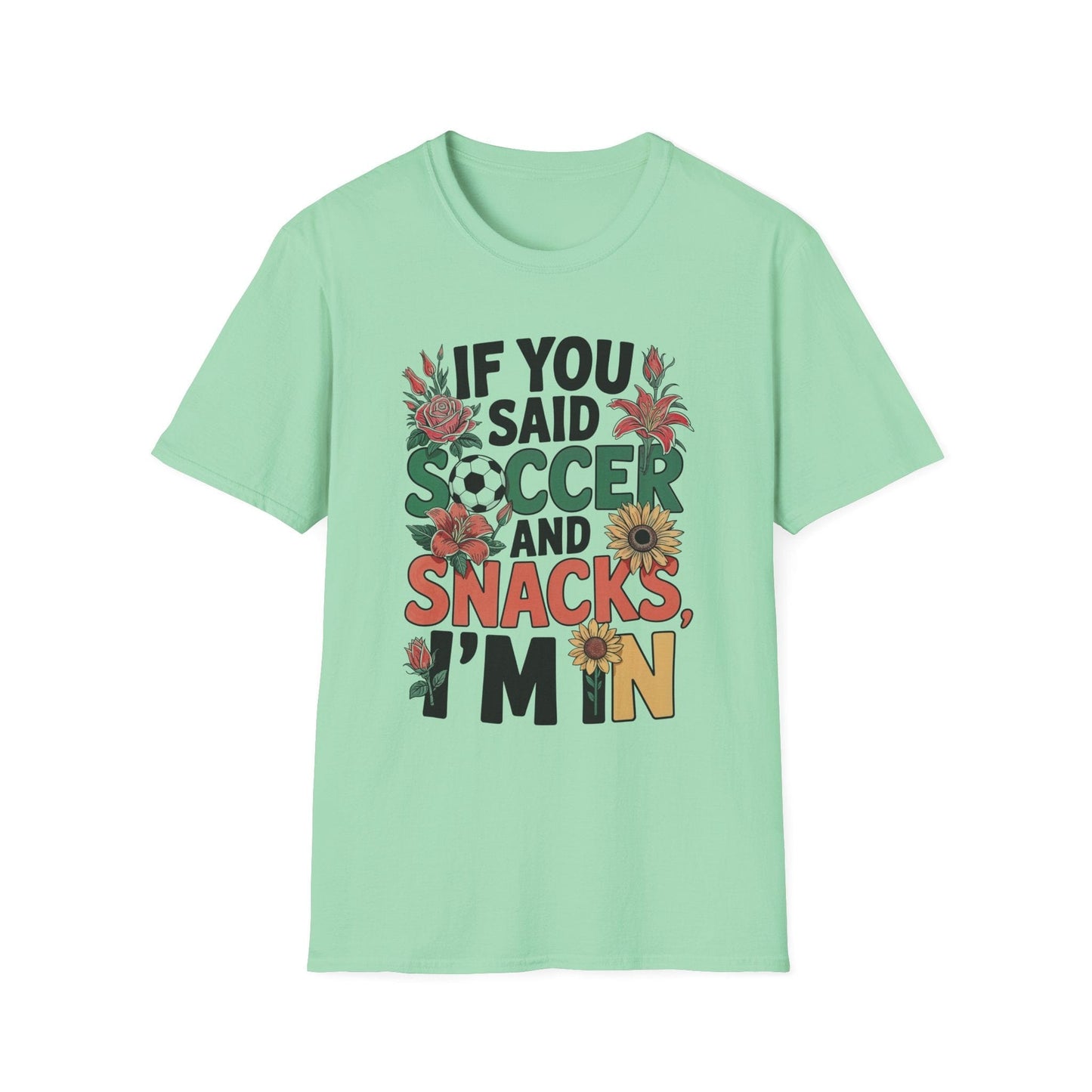 Soccer And Snacks Vibe T-Shirt