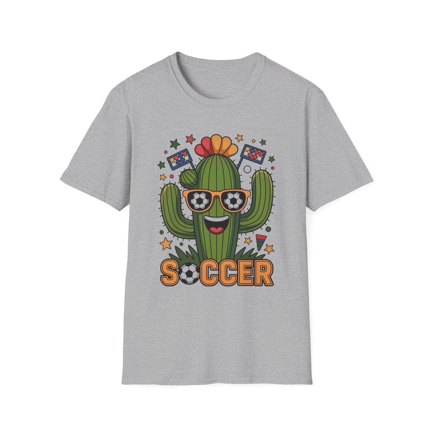 Soccer Cactus Party T-Shirt
