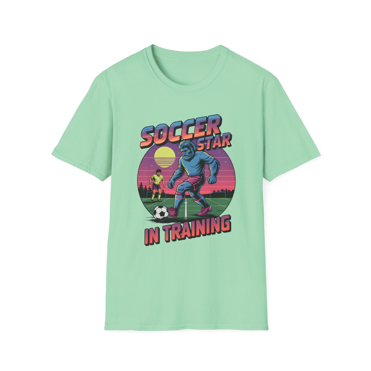 Bigfoot Soccer Star in Training T-Shirt