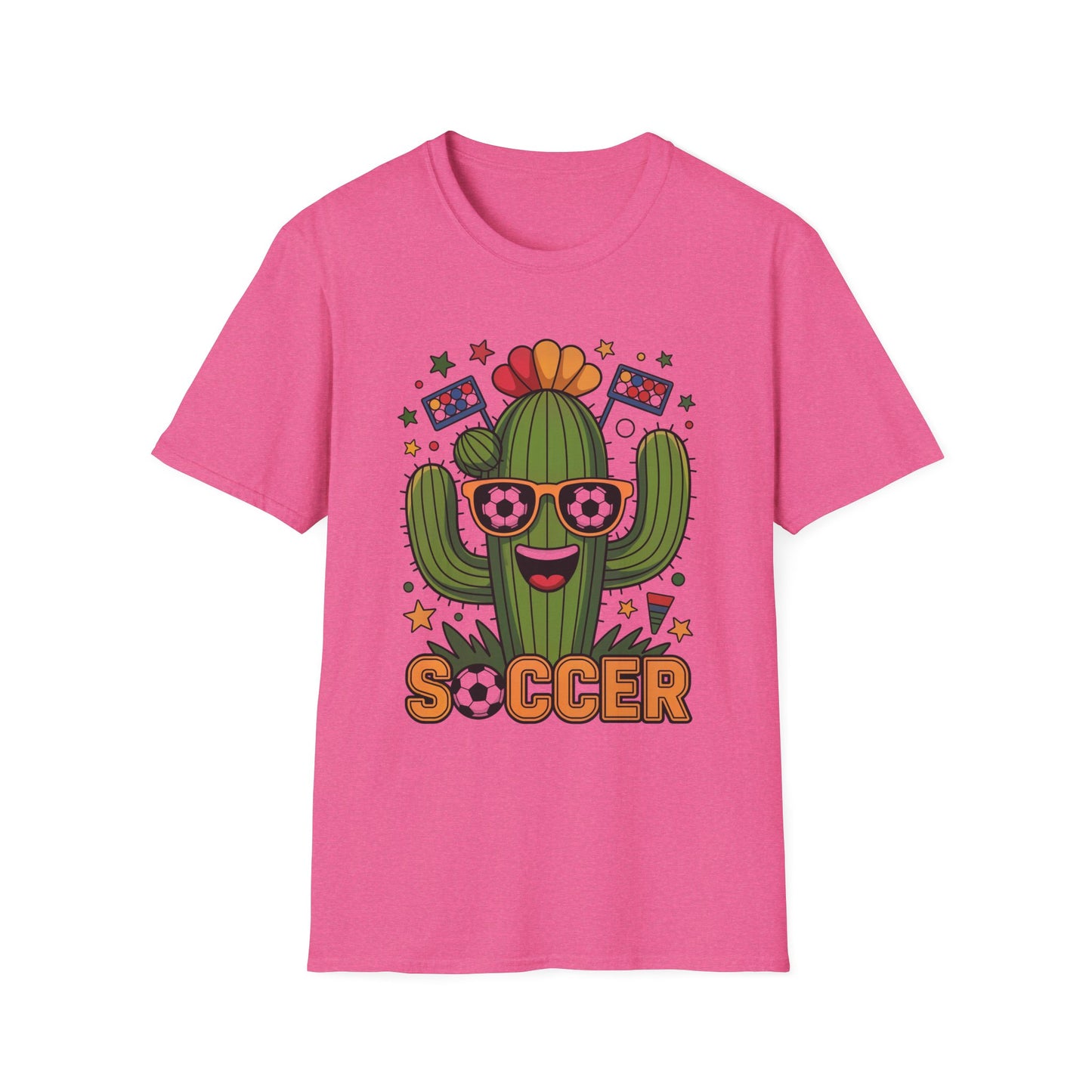 Soccer Cactus Party T-Shirt