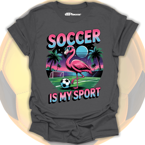Flamingo Soccer T-Shirt