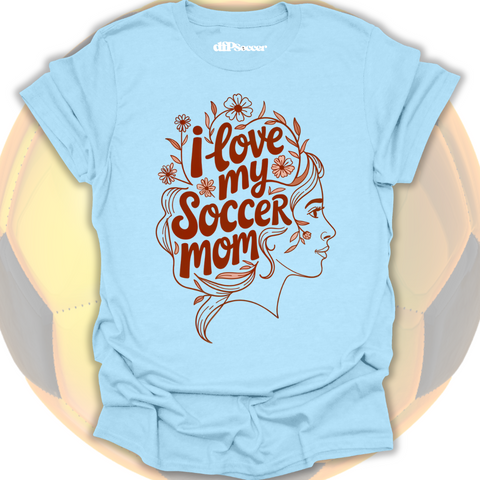 Floral Soccer Mom T-Shirt