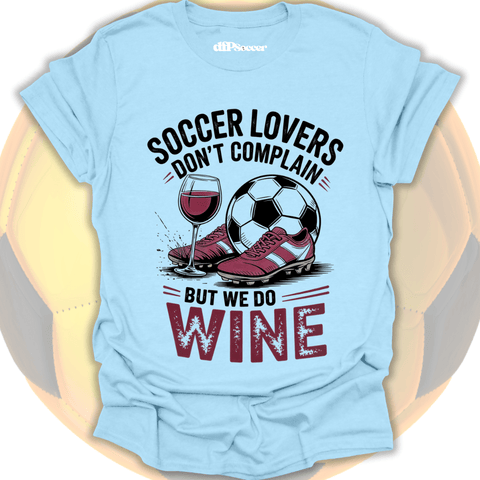 Soccer Wine Humor T-Shirt
