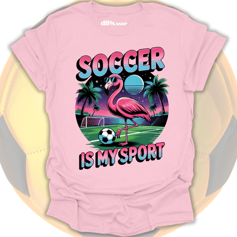 Flamingo Soccer T-Shirt