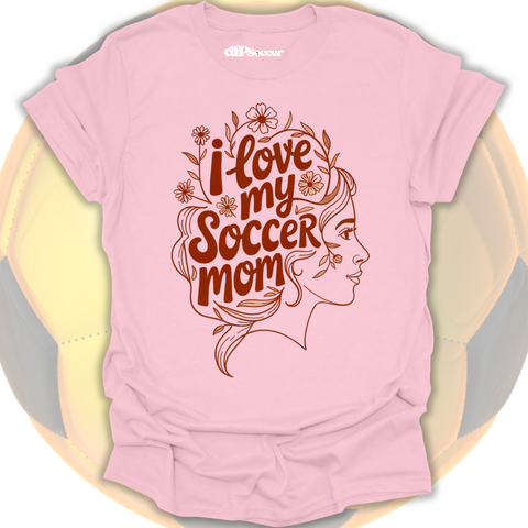 Floral Soccer Mom T-Shirt