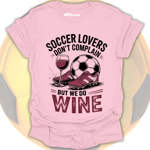Soccer Wine Humor T-Shirt