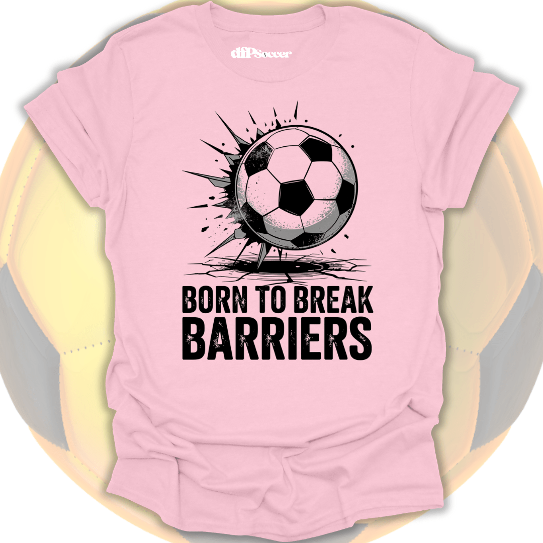 Break Barriers Soccer T-Shirt