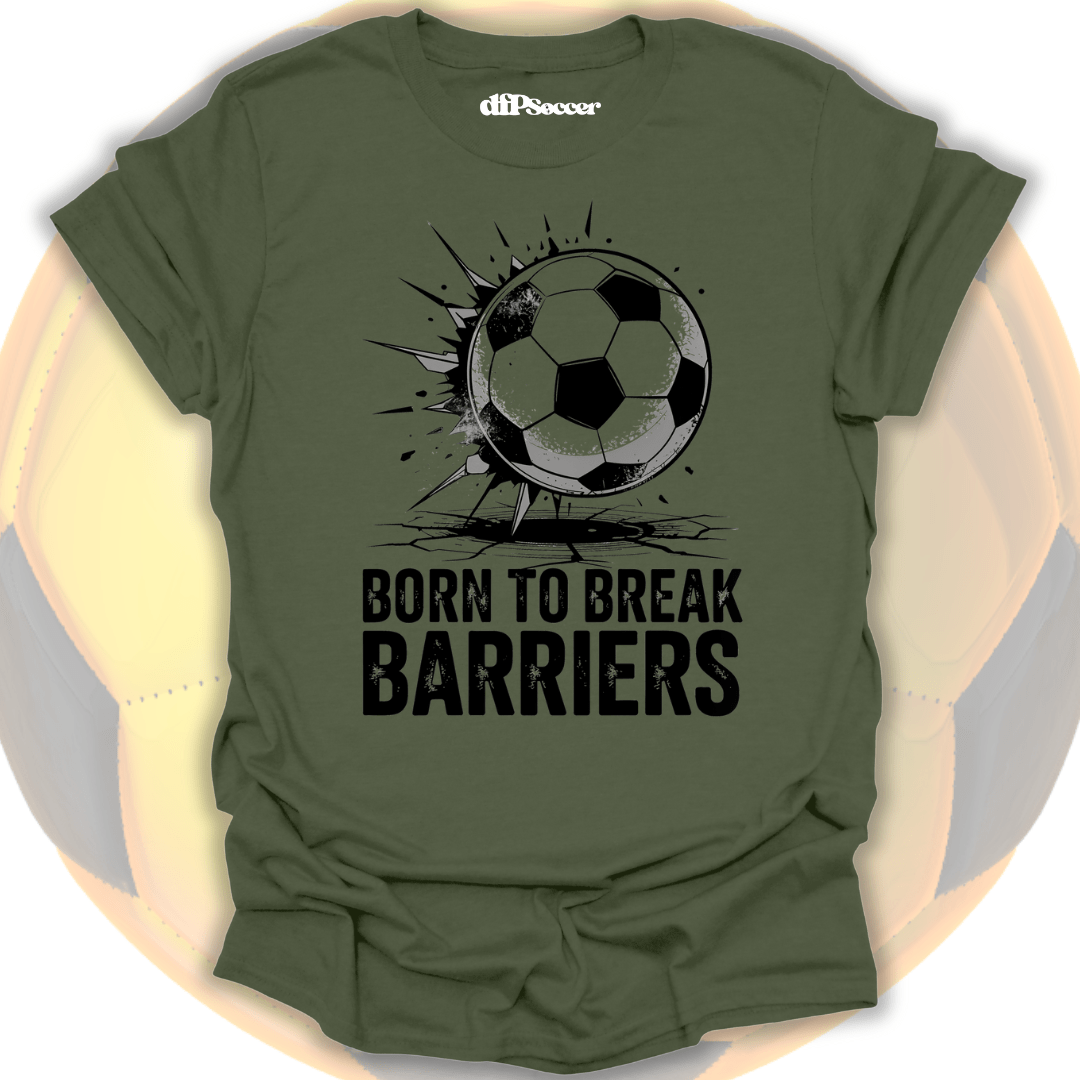 Break Barriers Soccer T-Shirt