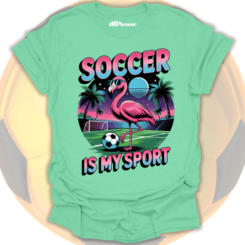 Flamingo Soccer T-Shirt