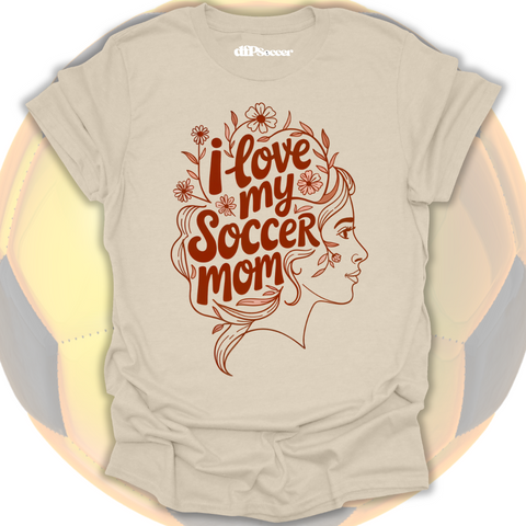 Floral Soccer Mom T-Shirt