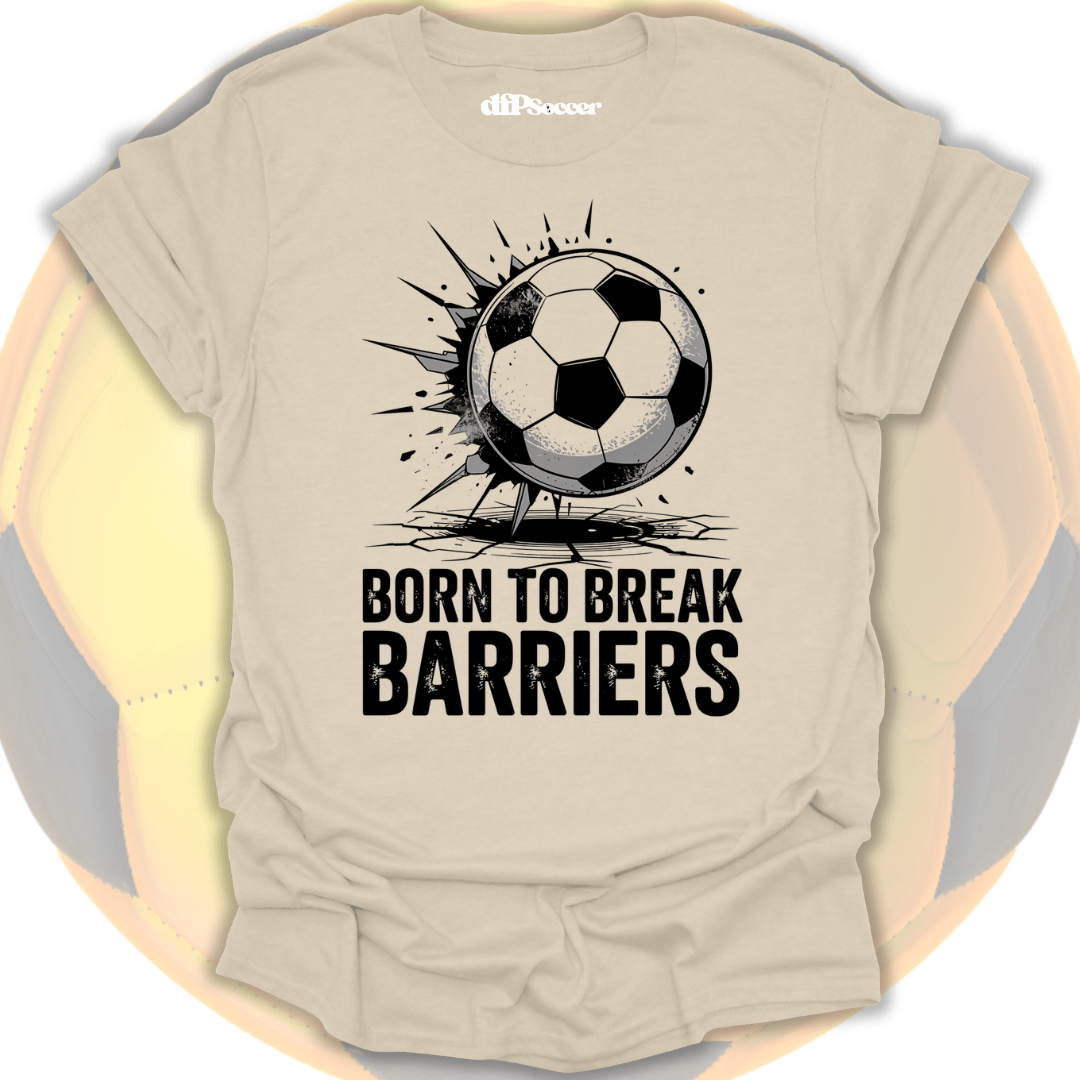 Break Barriers Soccer T-Shirt