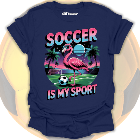 Flamingo Soccer T-Shirt