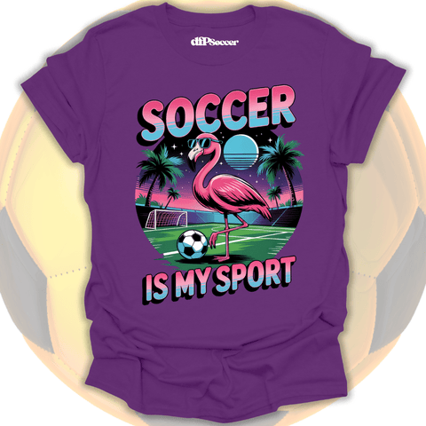 Flamingo Soccer T-Shirt