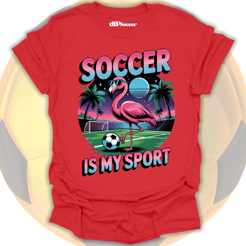 Flamingo Soccer T-Shirt