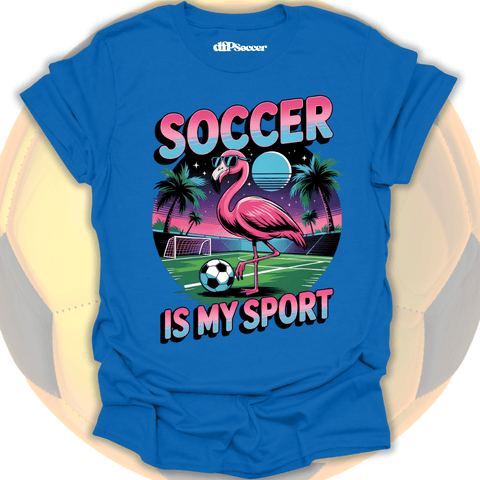 Flamingo Soccer T-Shirt
