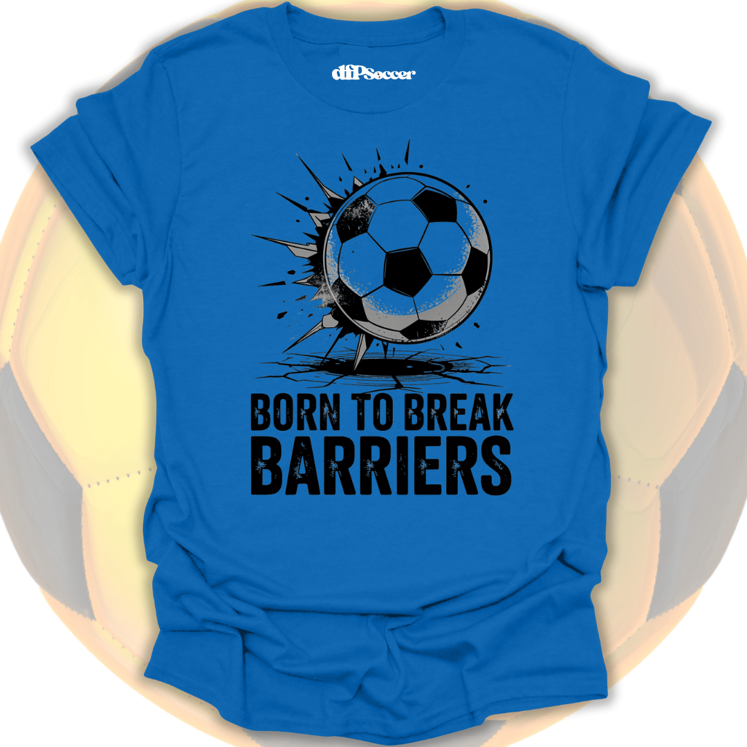 Break Barriers Soccer T-Shirt