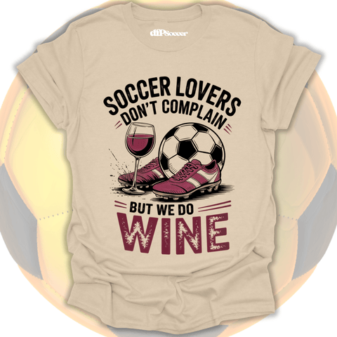 Soccer Wine Humor T-Shirt