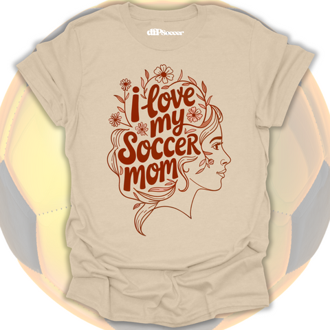 Floral Soccer Mom T-Shirt
