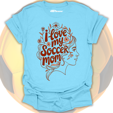 Floral Soccer Mom T-Shirt