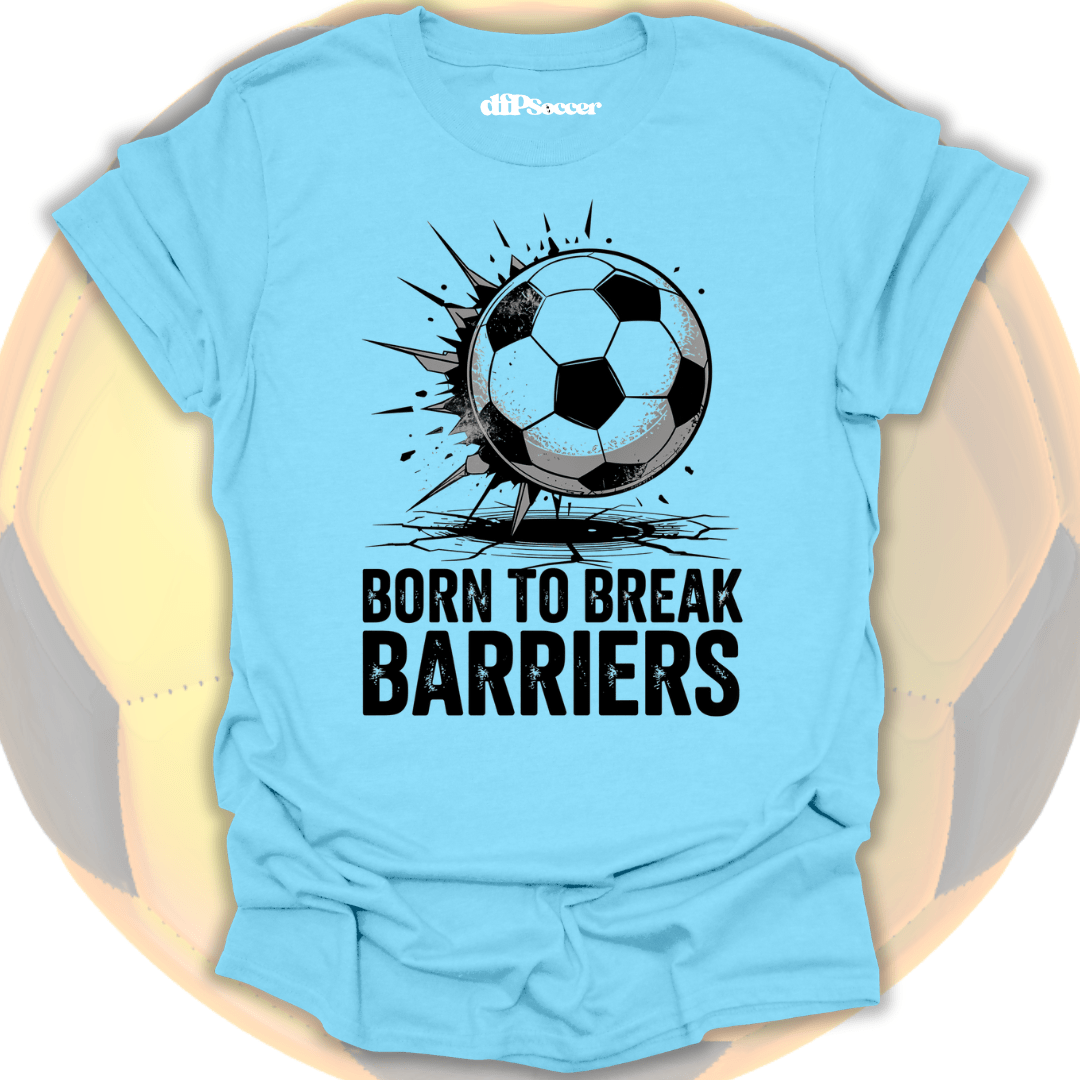 Break Barriers Soccer T-Shirt