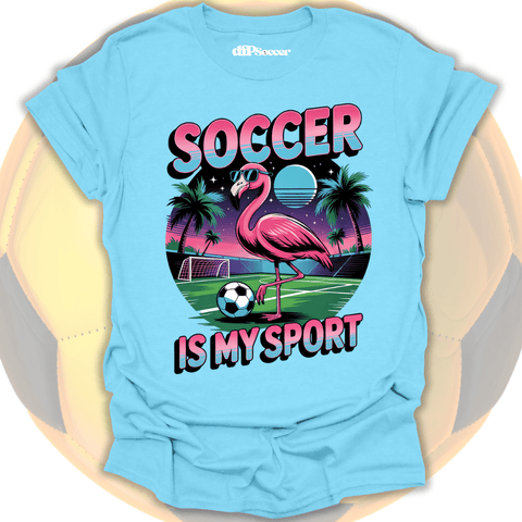 Flamingo Soccer T-Shirt