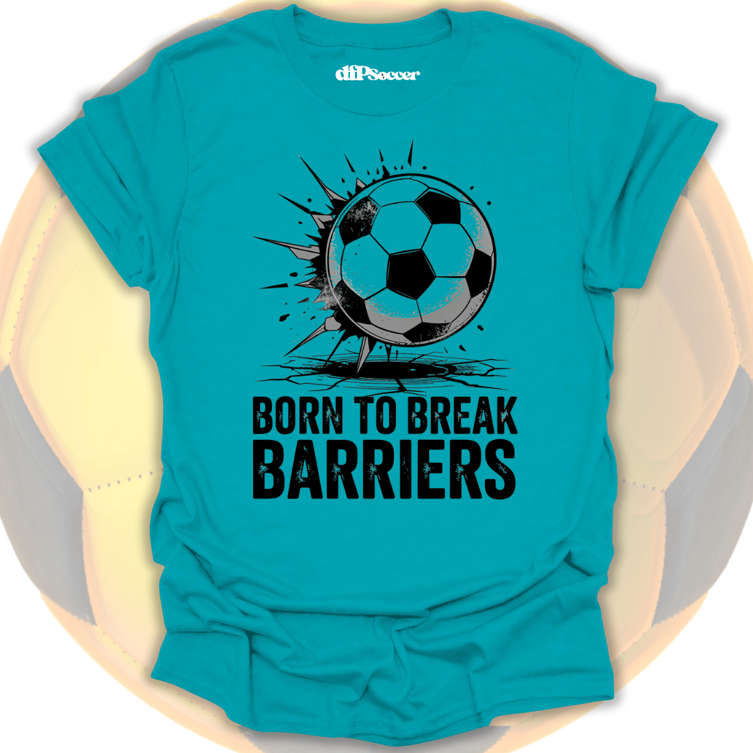 Break Barriers Soccer T-Shirt