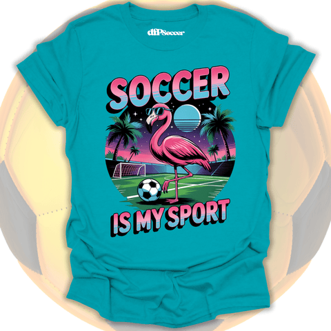 Flamingo Soccer T-Shirt