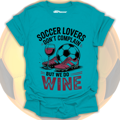 Soccer Wine Humor T-Shirt