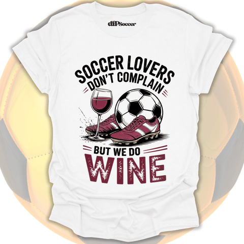 Soccer Wine Humor T-Shirt