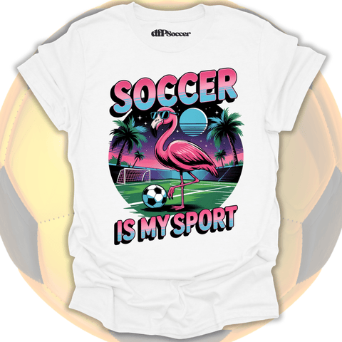 Flamingo Soccer T-Shirt