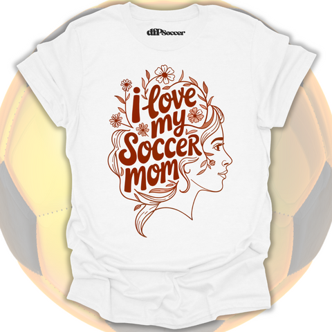 Floral Soccer Mom T-Shirt