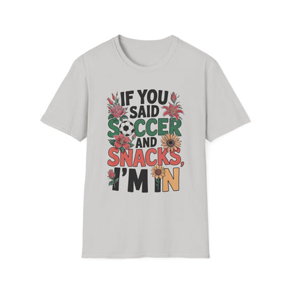 Soccer And Snacks Vibe T-Shirt