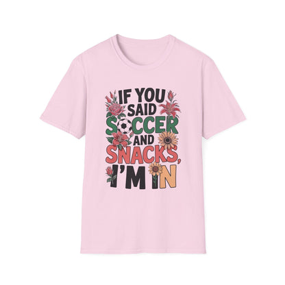 Soccer And Snacks Vibe T-Shirt