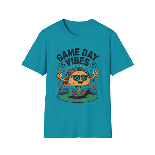 Tacos Game Day Soccer Vibes T-Shirt