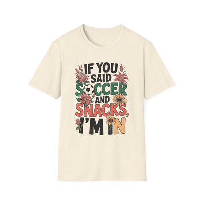 Soccer And Snacks Vibe T-Shirt