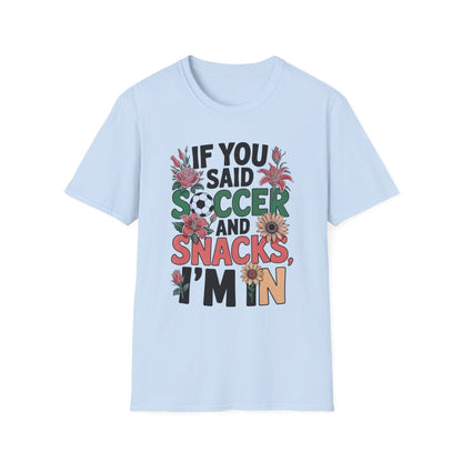 Soccer And Snacks Vibe T-Shirt