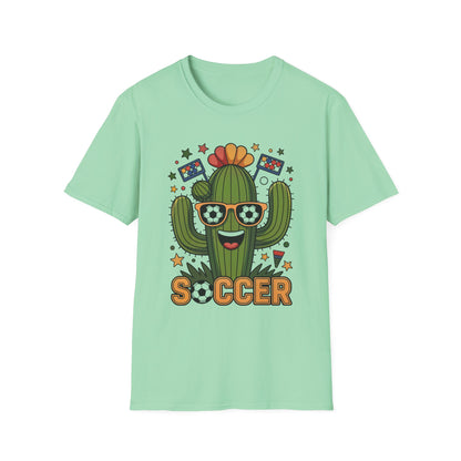 Soccer Cactus Party T-Shirt
