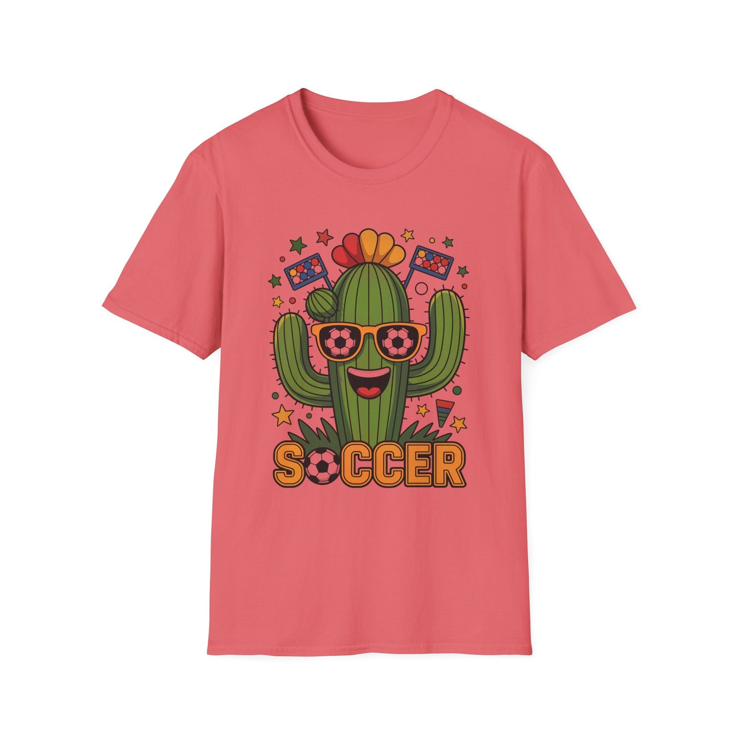 Soccer Cactus Party T-Shirt