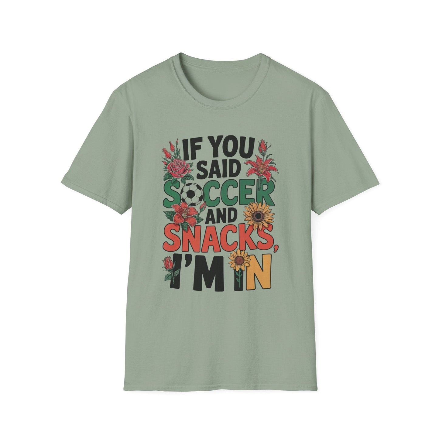 Soccer And Snacks Vibe T-Shirt
