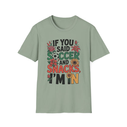 Soccer And Snacks Vibe T-Shirt