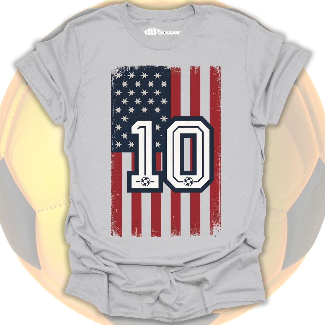 USA Flag Soccer T-Shirt
