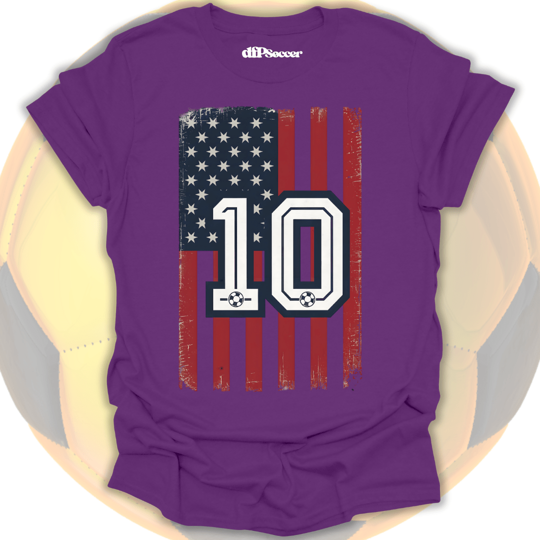 USA Flag Soccer T-Shirt